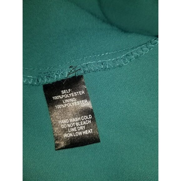 Lulus Teal Sleeveless Maxi Dress S Flowy Elegant Event Wedding‎ Prom Casual - Picture 10 of 11